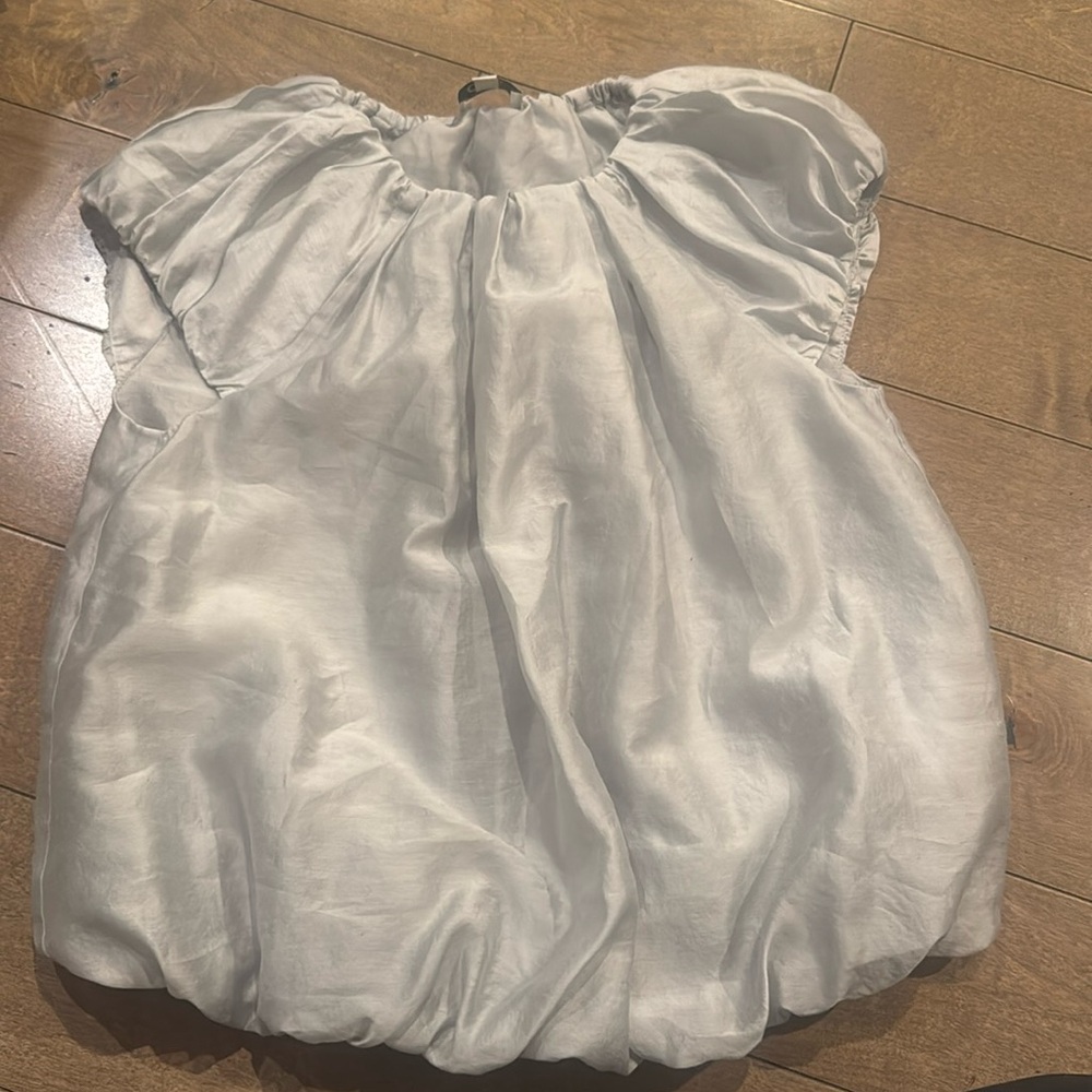 Silver/light grey beautiful light weight blouse